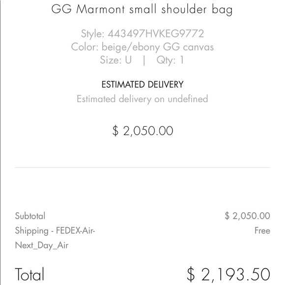 Gucci Marmont small shoulder bag beige/ebony GG canvas - Picture 13 of 13